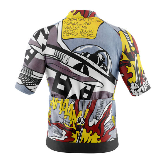 Roy Lichtenstein Whaam! men's cycling jersey