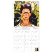 Frida Kahlo Art 2026 wall calendar