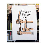 David Shrigley Everything is Good tea towel