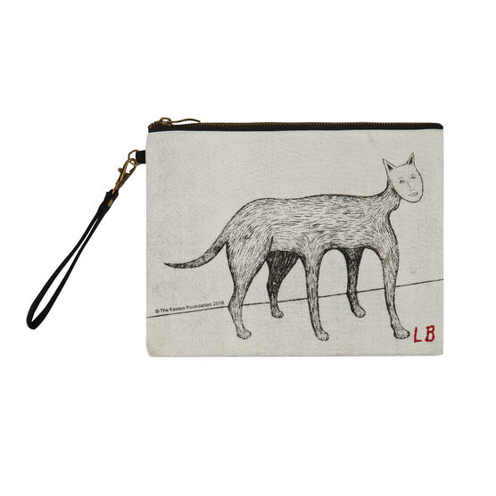 Louise Bourgeois Self Portrait cat clutch bag, Bags