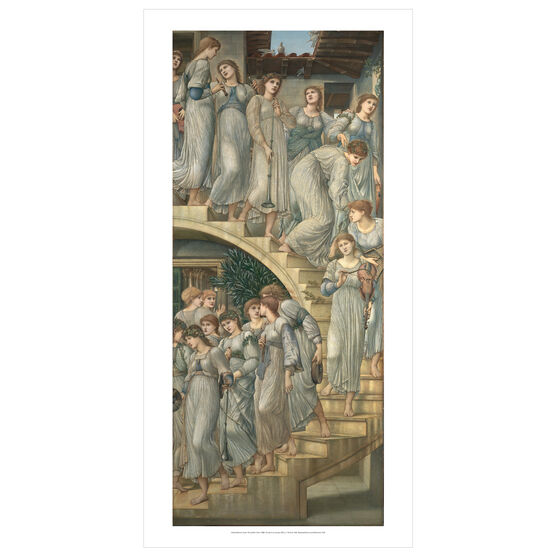 Edward Burne-Jones: The Golden Stairs poster