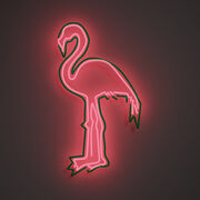 Chila Kumari Singh Burman Flamingo neon light