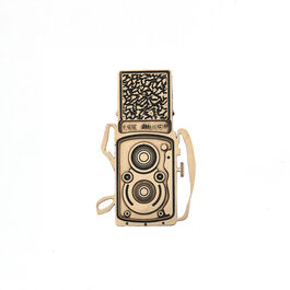 Lee Miller Rolleiflex camera brooch