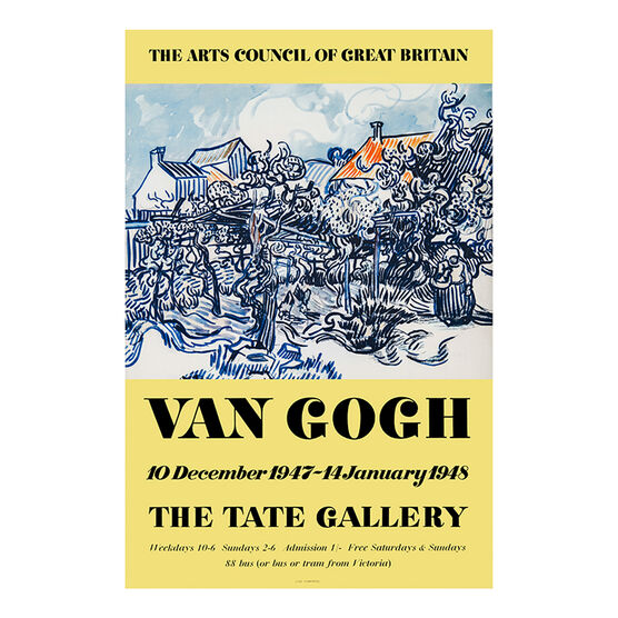 Vincent van Gogh: 1947 vintage poster