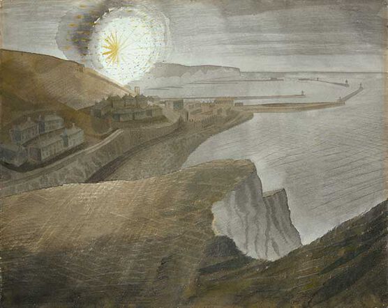 Ravilious: Shelling by Night