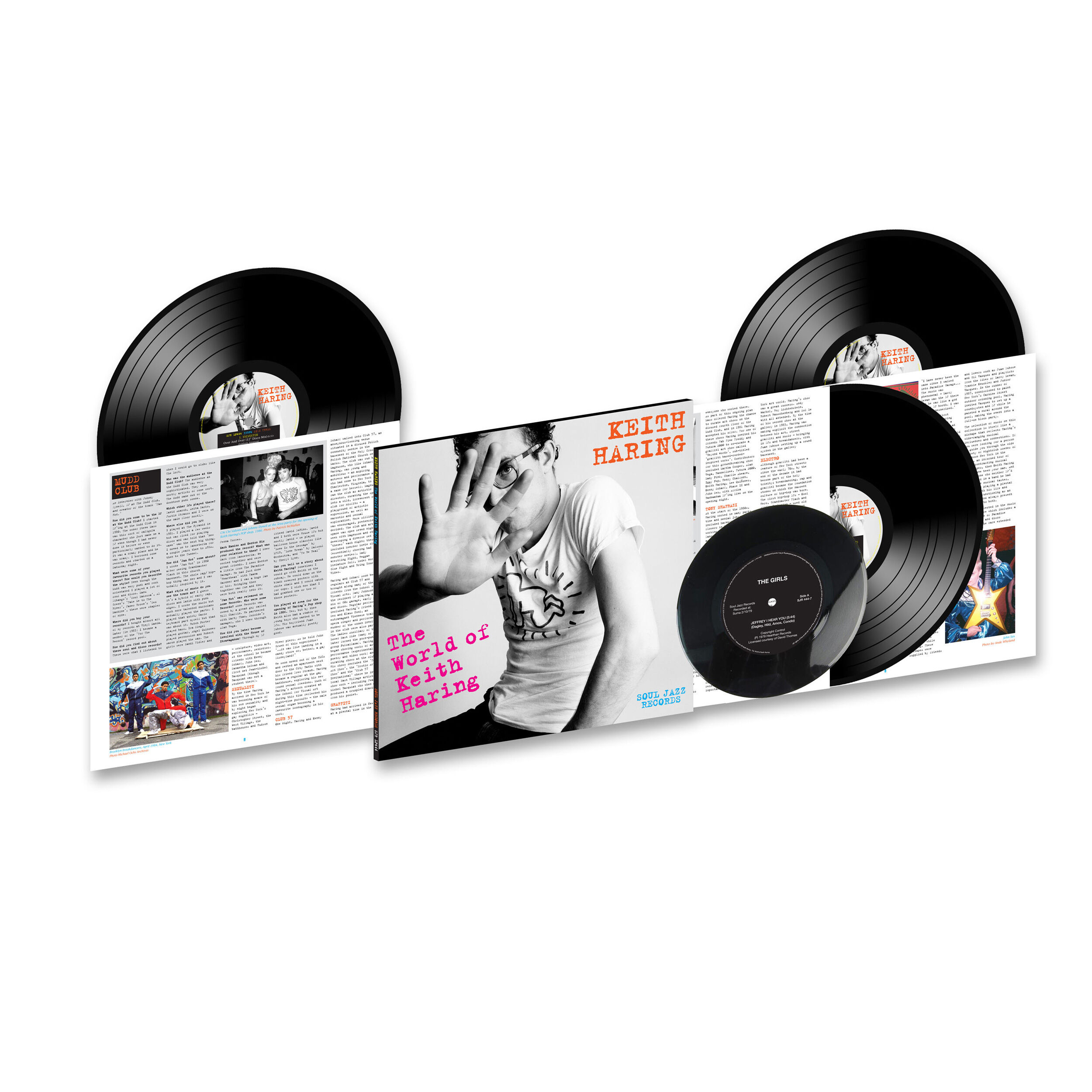 3LP - WORLD OF KEITH HARING/SOUL JAZZコンピ The World of Keith Haring Deluxe Triple LP album | Keith Haring