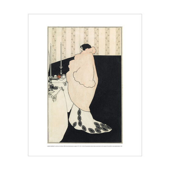 Aubrey Beardsley: La Dame aux Camélias mini print