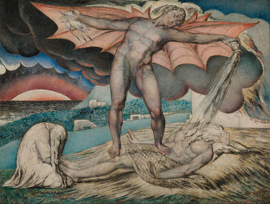 William Blake: Satan Smiting Job with Sore Boils