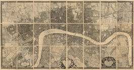 Jean Rocque, John Pine: A Plan of the Cities of London and Westminster, and Borough of Southwark; with the contiguous buildings