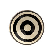 Handpainted black & white bauble