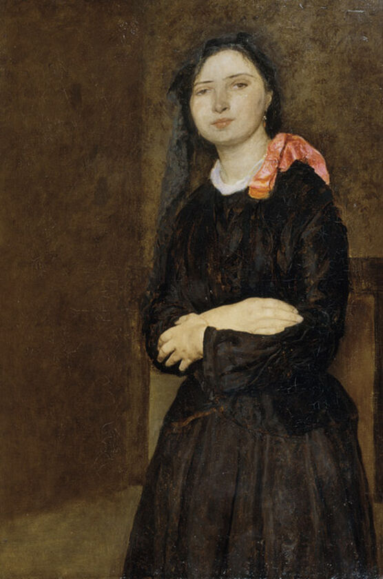 John: Dorelia in a Black Dress