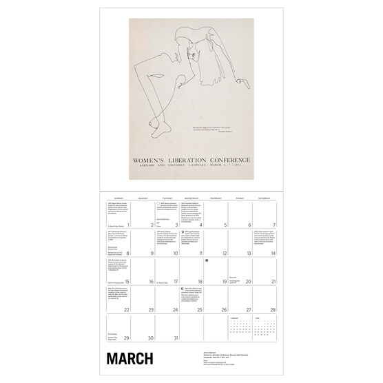 The Fight for Women's Rights 2026 wall calendar