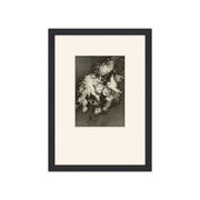 Iwata Nakayama Composition (Butterflies) A4 framed print
