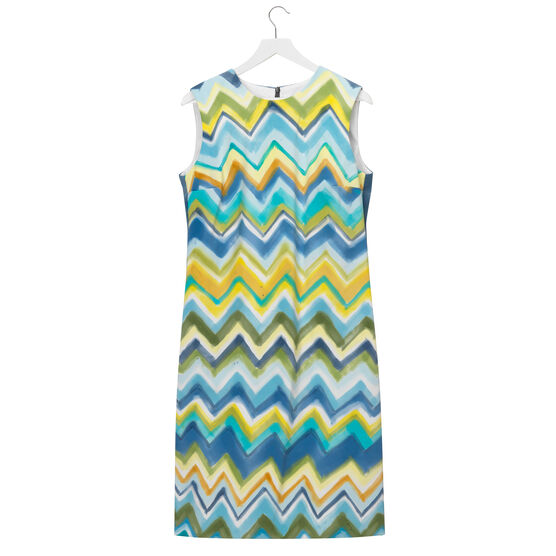 Lisa Milroy chevron Summer Collection dress