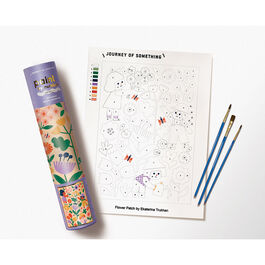 Flower Patch paint by numbers kit