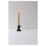 Soil candle holder with handle