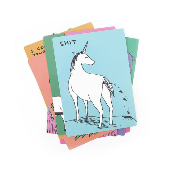 David Shrigley snap card game