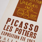 Picasso Les Potiers Exposition 1962 rare vintage poster