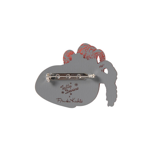 Tatty Devine Frida Kahlo heart brooch