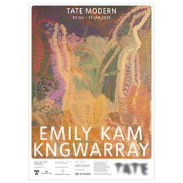 Emily Kam Kngwarray exhibition poster