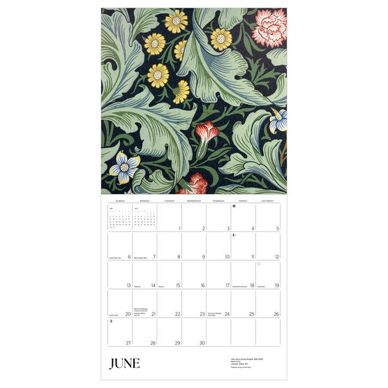 William Morris: Arts & Crafts Designs Calendar 2027