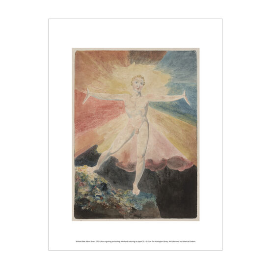 William Blake Albion Rose exhibition print