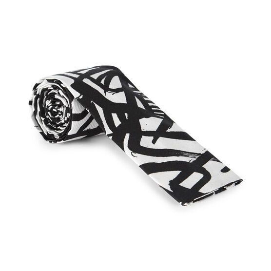 Patrick Heron Monochrome  silk tie