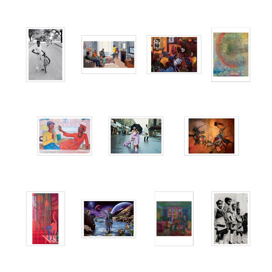 Life Between Islands exhibition postcard set