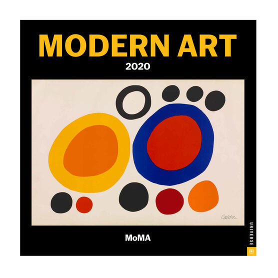Modern art 2020 calendar