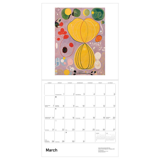 Hilma af Klint Original Abstraction Calendar 2027