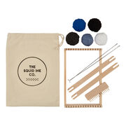 Beginners blue weaving kit