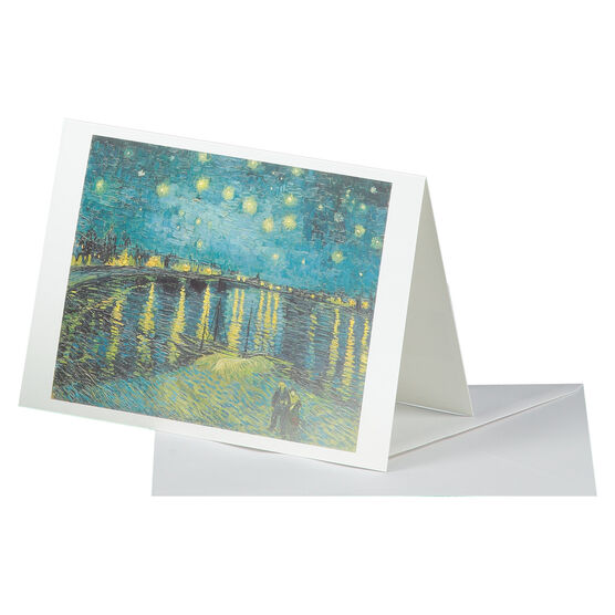 Van Gogh: Starry Night over the Rhône greetings card