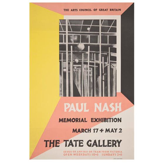 Paul Nash (Tate vintage poster reproduction)