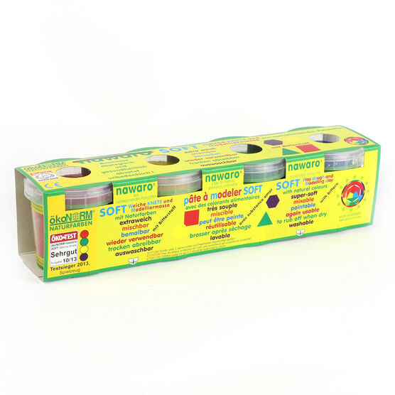 Set of 4 modelling play dough pots