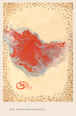 Ithell Colquhoun: (Ace) The Root of the Powers of Fire from Taro: Wands