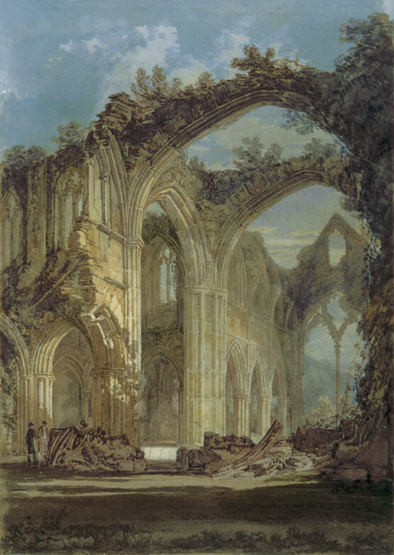 Turner: The Chancel & Crossing of Tintern Abbey