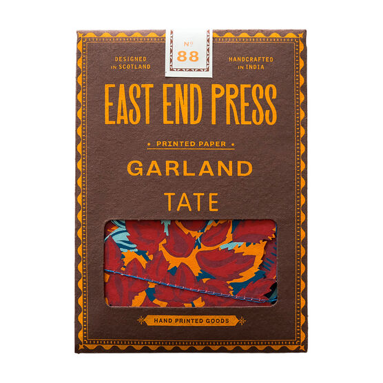 East End Press printed paper garland