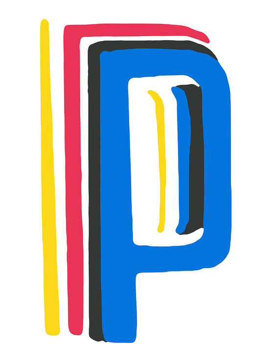 Bob and Roberta Smith: Bobs Alphabet: P