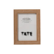 Oak postcard frame
