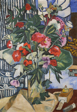 Goncharova: Bunch of Flowers and a Bottle of Paints