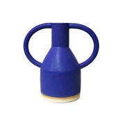 Blue eared vase