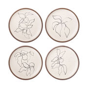 Matisse ceramic dinner plate set