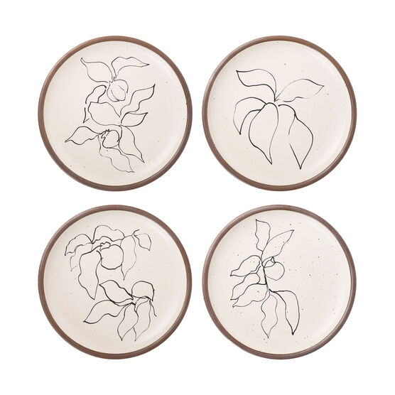 Matisse ceramic dinner plate set