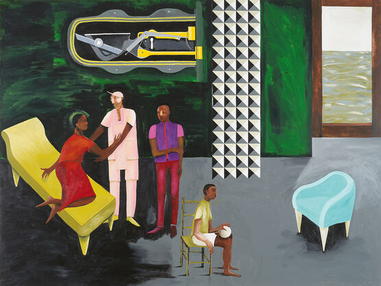Lubaina Himid: Le Rodeur: The Lock