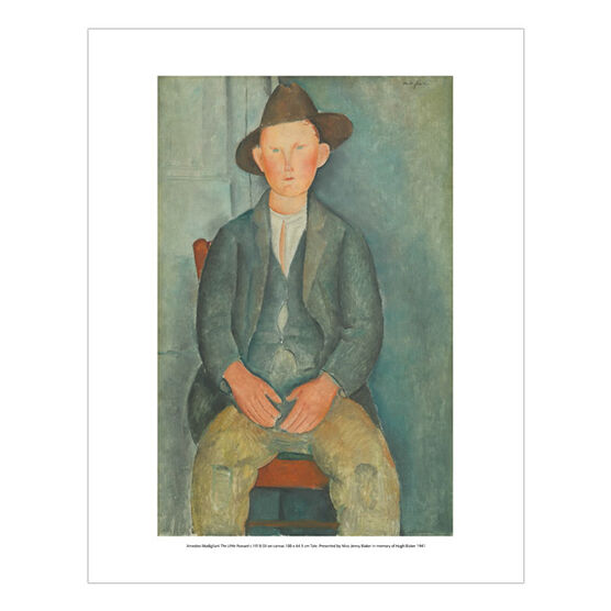 Modigliani The Little Peasant (mini print)
