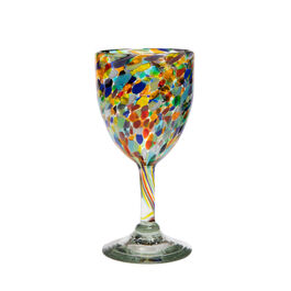 Confetti wine glass