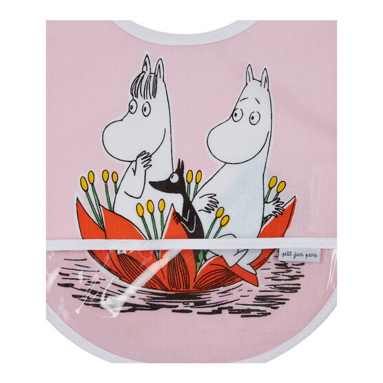 Pink Moomin bib