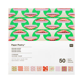 Mushrooms origami paper