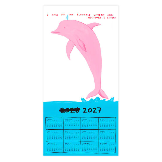 David Shrigley 2026 wall calendar