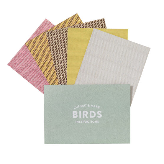 Cut out & make British birds kit